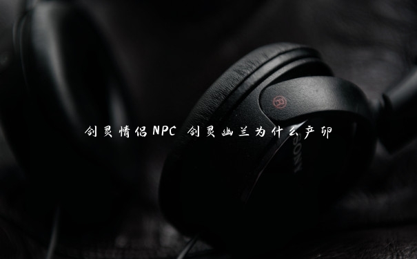 剑灵情侣NPC 剑灵幽兰为什么产卵