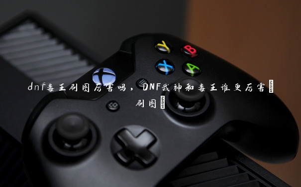 dnf毒王刷图厉害吗，DNF武神和毒王谁更厉害(刷图)